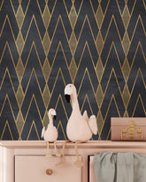 Art Deco Jazz Wallpaper